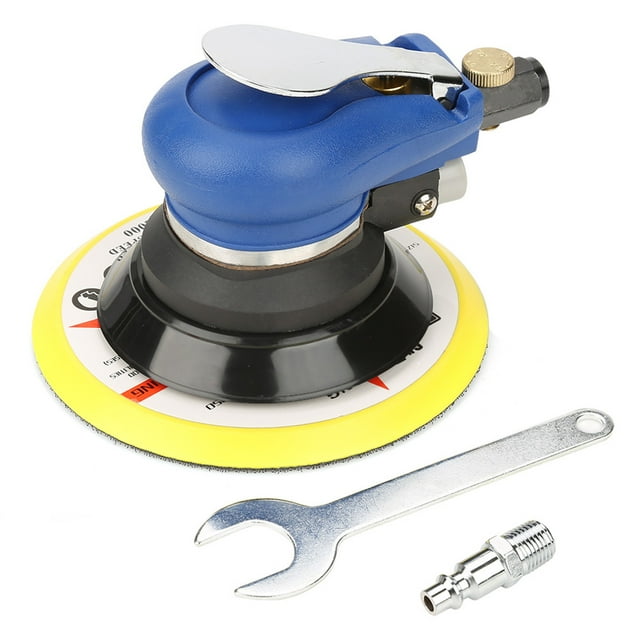 Round Sander,AT-980 5" Air Random Air Sander Random Orbital Sander Smooth Operation
