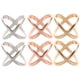thumbnail image 1 of 6 pinzas para bufandas en forma de X para mujer: elegante hebilla de seda para bufandas, pinza multiusos para chal, anillos de moda para pañuelos de cuello con hebilla deslizante., 1 of 6