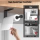 thumbnail image 4 of 1 Uds. (Plata) puerta sin perforación, soporte para papel de cocina autoadhesivo montado en la pared, soporte con efecto de amortiguación para cocina y baño Sailing Electrónica, 4 of 5