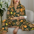 thumbnail image 6 of Sikiie Autumn Harvest Pumpkin Basket Pajamas for Women Set, Womens Pajama Sets, Lounge Sets for Women, 2pjs for Women-XX-Large, 6 of 7