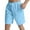 Light Blue, variant on Ediodpoh Men's Spring and Summer Fashion Solid Color Shorts for Men Comfortable Casual Pants Mens Shorts Khaki XXXL