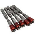 thumbnail image 2 of 5Pcs PH2 Magnetic Phillips Screwdriver Bit Set 1/4 Inch Hex Shank Cross Screw Electric Power Drivers Bits, 65mm, 2 of 6