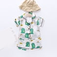 thumbnail image 4 of Sentuca Boys Clothes Size 3 Years Casual Pajama Sets Dinosaur Graphic Shirts and Shorts Loungewear Outfits Toddler Clothes, 4 of 4