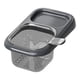 thumbnail image 1 of Cesta coladora para fregadero, rejilla de almacenamiento para esponja de grifo, ahorra espacio y recogedor de residuos de alimentos. Negro Gris, 1 of 9