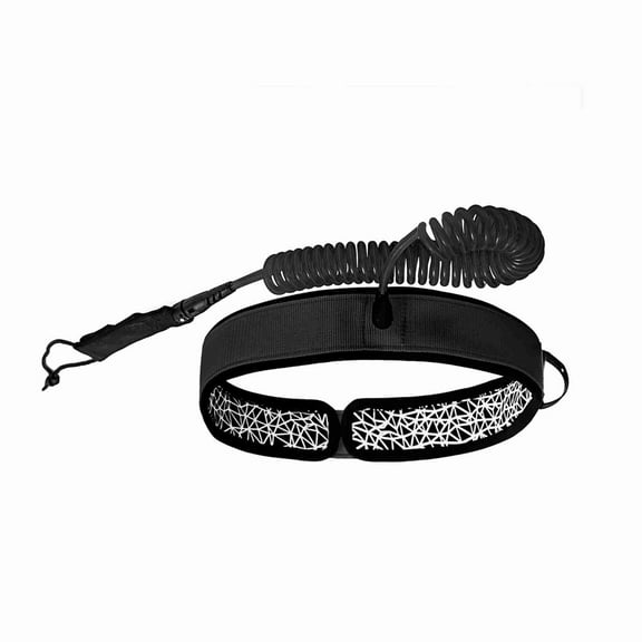 Up Surfboard Waist Leash 7mm Thick 10ft Coiled Surf Board Leash  Stand Up Paddleboard Leash