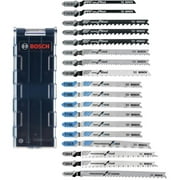 18 Piece T-Shank Jigsaw Blade Set, for Metal Cutting with Case