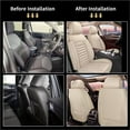 thumbnail image 2 of AOMSAZTO 2 Front Seat Cover Fit for Nissan Frontier 2007-2025 | Faux Leather Seat Covers Waterproof Car Seat Covers Protector | Compatible with Airbag & Easy to Install (2 Seats, Beige), 2 of 6