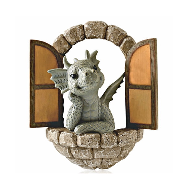 Miniatura De Dinosaurio Para Meditación, Estatuas De Jardín Para Puerta Y Ventana, Escultura, Decoración De Patio, Accesorios De Escritorio, Coleccionables, Balcón Scienceny HA042846-01