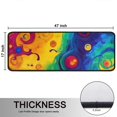 thumbnail image 5 of Kitchen Rugs Sets Of 2,Colorful Circular Pattern Anti Fatigue Kitchen Mat Rugs Non Slip Washable,Decorative Kitchen Floor Mats for Kitchen,Sink,Laundry,17"x47"+17"x47", 5 of 5