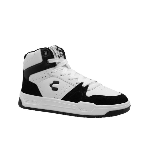 Tenis Para Hombre Charly Urbano Bota Casual Moda Blanco blanco 28.5