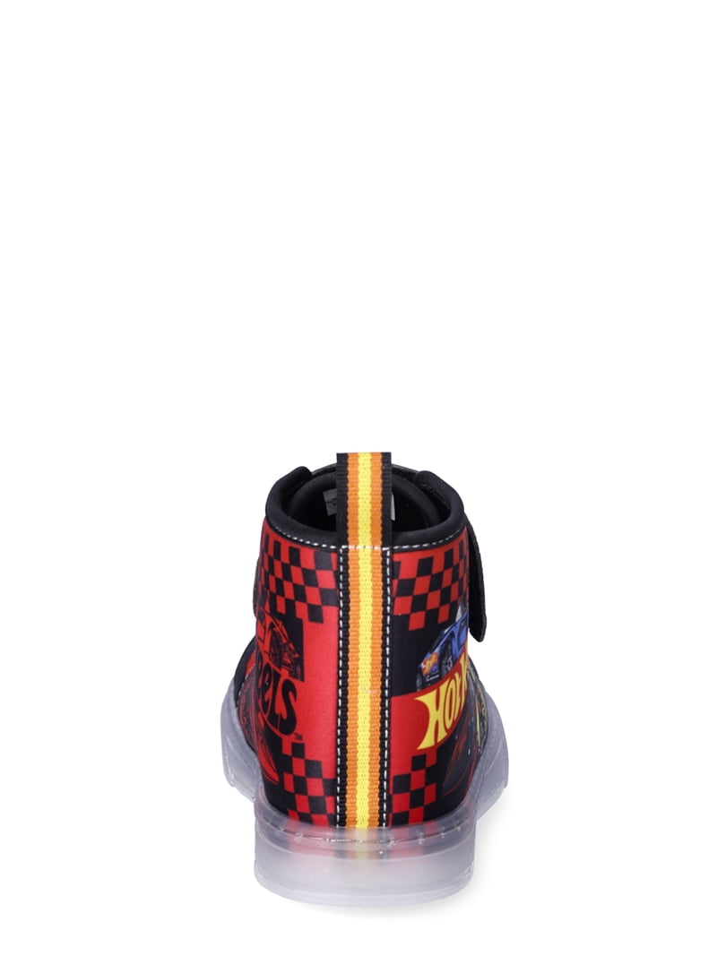 Mattel Hot Wheels Boys Light Up High Top Sneakers - Walmart.com