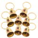 thumbnail image 2 of 8 llaveros de cascabel: llavero vintage de metal con forma de campana de la Virgen María, ideal para bolsos, carteras, regalos de cumpleaños y fiestas de Navidad., 2 of 7