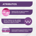thumbnail image 4 of Tapete Antideslizante Funcional MIST JEWEL TPE Morado con Líneas de Guía 183 CM X 61 CM X 6 MM, 4 of 10