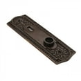 thumbnail image 6 of Renovators Supply Door Back Plate Brass 7 1/4" Escutcheon Cover Ornate Doorplate in Antique Brass Finish w/Keyhole, 6 of 7
