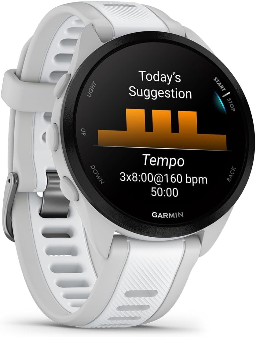 Garmin Forerunner 165 (Mist Grey/Whitestone) GPS Running