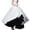 Black_004, variant on HJYCHN Women Elegant Boneless Wedding Dress Long Petticoat Tutu Skirt for Bridal and Formal Events Pink One Size