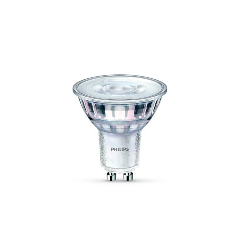 Phillips LED 35-Watt GU10 Flood Light Bulb, Clear Bright White, Dimmable (3-Pack)