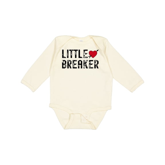 Inktastic Little Heartbreaker with Arrow Boys or Girls Long Sleeve Baby Bodysuit