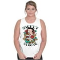 thumbnail image 4 of Betty Boop Sweet Strong Anchor Tattoo Women Plus Size Tank Top Brisco Brands 3X, 4 of 5