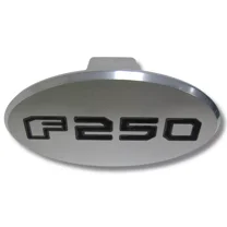 Ford F-250 Engraved Emblem Oval Chrome Tow Hitch Cover Official Licensed