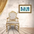 thumbnail image 3 of Austin, Vanessa 32x18 Gold Ornate Wood Framed with Double Matting Museum Art Print Titled - Aqua Blossom, 3 of 4