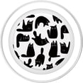 thumbnail image 2 of PopSockets PopGrip para MagSafe, lindo amante de los gatos negros y gatitos, 2 of 5