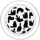 thumbnail image 2 of PopSockets PopGrip para MagSafe, lindo amante de los gatos negros y gatitos, 2 of 5