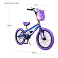 thumbnail image 5 of Bicicleta Infantil Starlight Rodada 20 Niñas Color Morado, 5 of 5