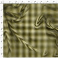 thumbnail image 3 of Soimoi Yellow Velvet Fabric Check Check Decor Fabric Printed Yard 58 Inch Wide, 3 of 4