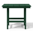 thumbnail image 3 of WestinTrends Ashore Outdoor HDPE 36" Square Patio Dining Table with Umbrella Hole, Dark Green, 3 of 12