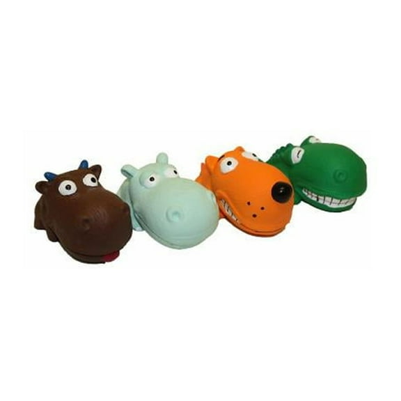 Multipet Mini Latex Animals 3.5" Dog Toy - Assorted Colors and Animals