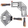 thumbnail image 4 of TUIBELYN 90 Degree Right Angle Clamp for Woodworking Single Handle 2- Fixture Clamp Adjustable Aluminum Alloy Corner Vise for Drilling Furniture Installing Woodwork Framing, 4 of 8