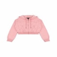thumbnail image 5 of Forever 21 Cropped Embellished Hoodie, Color- Pink, Size- M, 5 of 7