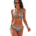 thumbnail image 1 of African Ethnic Bikini Set Sexy Patchwork Print Bikini Swimsuit Bath Printed Swimwear Trend String Bathing Suit, 1 of 5