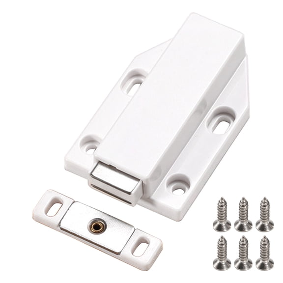 Tool Without Cabinet Door Opener Waterproof Auto Closing Mechanism Simple Installs for Wardrobes Kitchen Cabinets