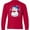 Red, variant on Inktastic Holiday Snowman Long Sleeve Youth T-Shirt