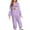 ZA-Purple-kids hoodies sweatshirts, variant on MKOSPLRT 5-14Y Girls Boys Fleece 2 Piece Outfits Pants Set Hoodies Sweatshirt and Jogger Sweatpants Halloween Hoodies Cinch Bottoms