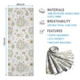 thumbnail image 2 of White Sun Moon Cloud Star Pattern Hot Yoga Mat Towel Non Slip for Hot Yoga - Quick-Drying Yoga Mat Cover with 4 Corner Pockets with Travel Bag - Hot Yoga Towel Non Slip 70"x26", 2 of 6