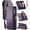 Elegant Purple, variant on Samsung Galaxy Z Fold3 Wallet Case, Elegant Purple, PU Leather, RFID Blocking, 5-Card Holder, S Pen Slot, Zipper Pocket, Lanyard Strap, Kickstand