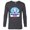 Charcoal Heather, variant on Marvel Spider-Gwen Ghost Spider Toony Confetti Birthday Hero - Long Sleeve T-Shirt for Men - Customized-White