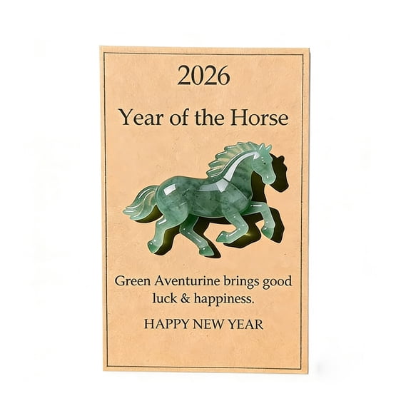 Lucky Crystal Horse Decoration — A Token of Strength and Fresh Starts, Lucky Crystal Horse a Symbol of Strength New Beginnings Feng Shui Horse Year Zodiac Blessing Souvenir, Meaningful Gift