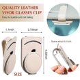 thumbnail image 3 of Paquete de 2 soportes para gafas de sol de coche (beige), 3 of 5
