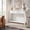 White-2 Drawer with Outlets, variant on Asofer 39" Console Table with 2 Drawers, Modern Sofa Table, Narrow Wood Entryway Table for Living Room, Foyer, Black