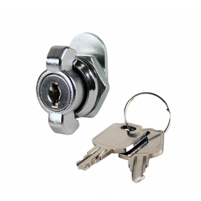 Miniature T-Handle Cam Lock Item# 3716 Chrome screw ended type NEW KA 