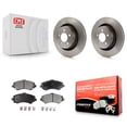 thumbnail image 1 of Transit Auto Front Disc Brake Rotors and Semi-Metallic Pads Kit for Car Jeep Liberty Dodge Nitro with 332mm Diameter Rotor K8F-100230, 1 of 11