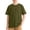 Army Green, variant on Boys Cotton T-Shirt Crew Neck Short Sleeve Shirts Soft Comfy Casual Loose Fit Tops Kids Basic Solid Color Holiday Summer Tee
