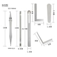 thumbnail image 3 of lionlar 6Pcs Outil de Réparation de Saxophone à Vent pour Crochet à Ressort Alto / Soprano / Saxophone Ténor, 3 of 9