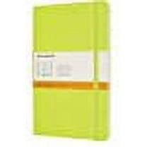 Moleskine Classic Notebook, Soft Cover, Large (5" x 8.25") Ruled/Lined, Lemon Green, 192 Pages