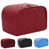 2 Slice Toaster Cover, Polyester Fabric Quilted Two Slice Toaster Appliance Dust-proof Cover For Kitchen Small Appliance Dust Cover and Fingerprint Protection