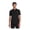 Deep Black, variant on Unisex Stretch Jersey Polo | Short Sleeve Work Polo for Men & Women, Moisture Wicking Jersey Shirt - Deep Black 2XL